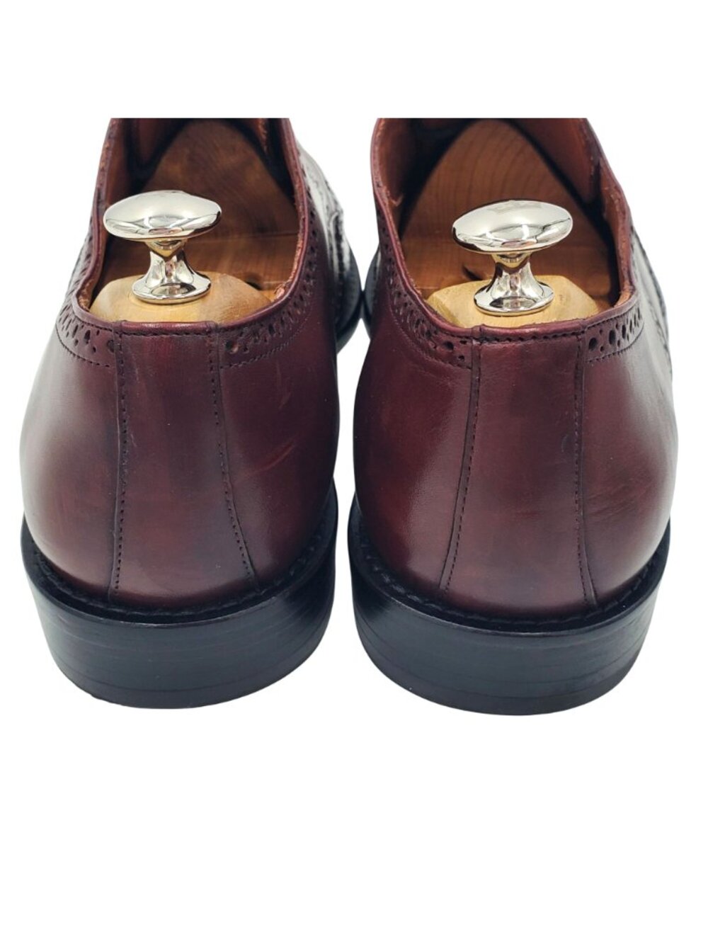 Belvedere Men's size 10 Brown Genuine Alligator wingtip Oxford dress shoes - Picture 3 of 11